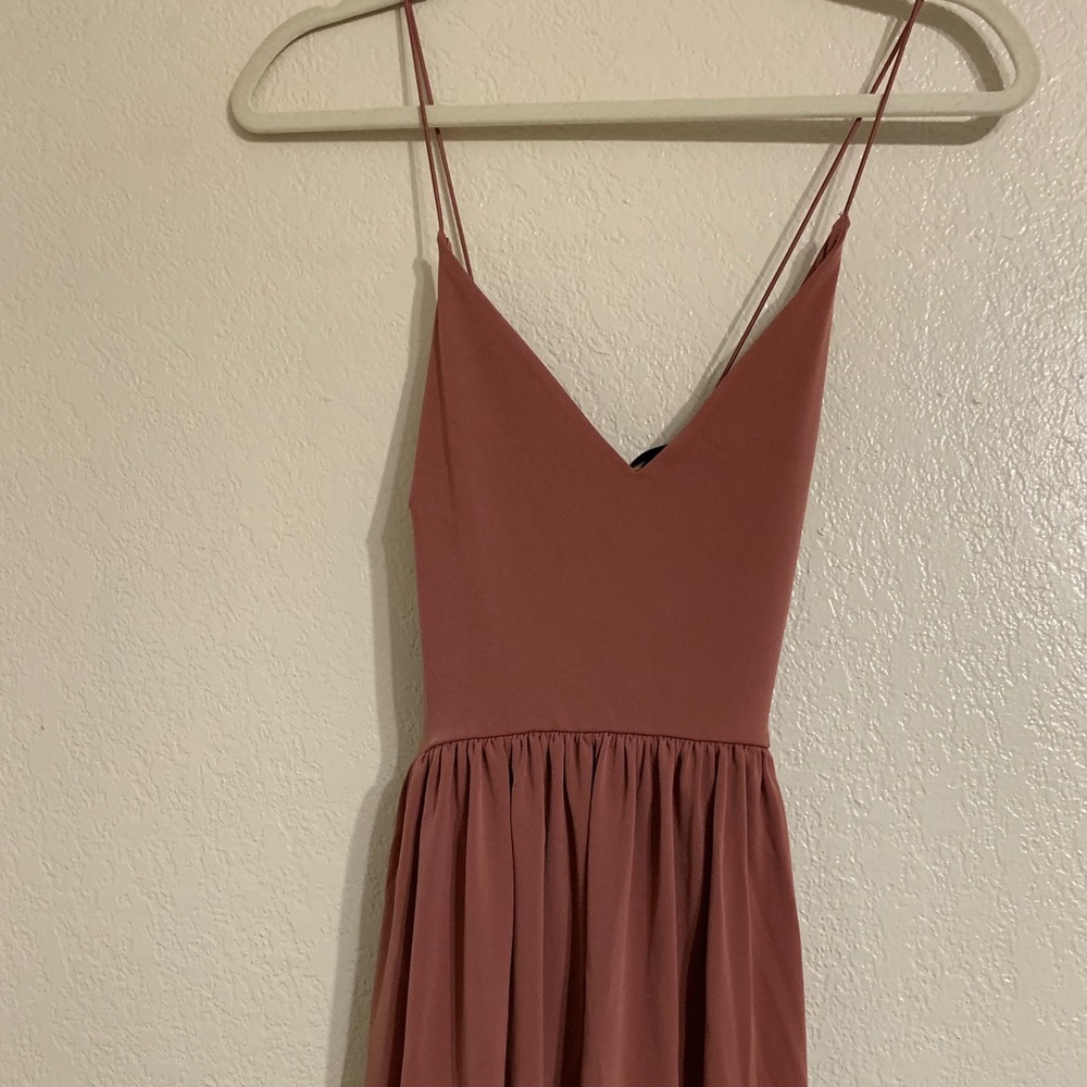 Rusty Strappy Skater Dress